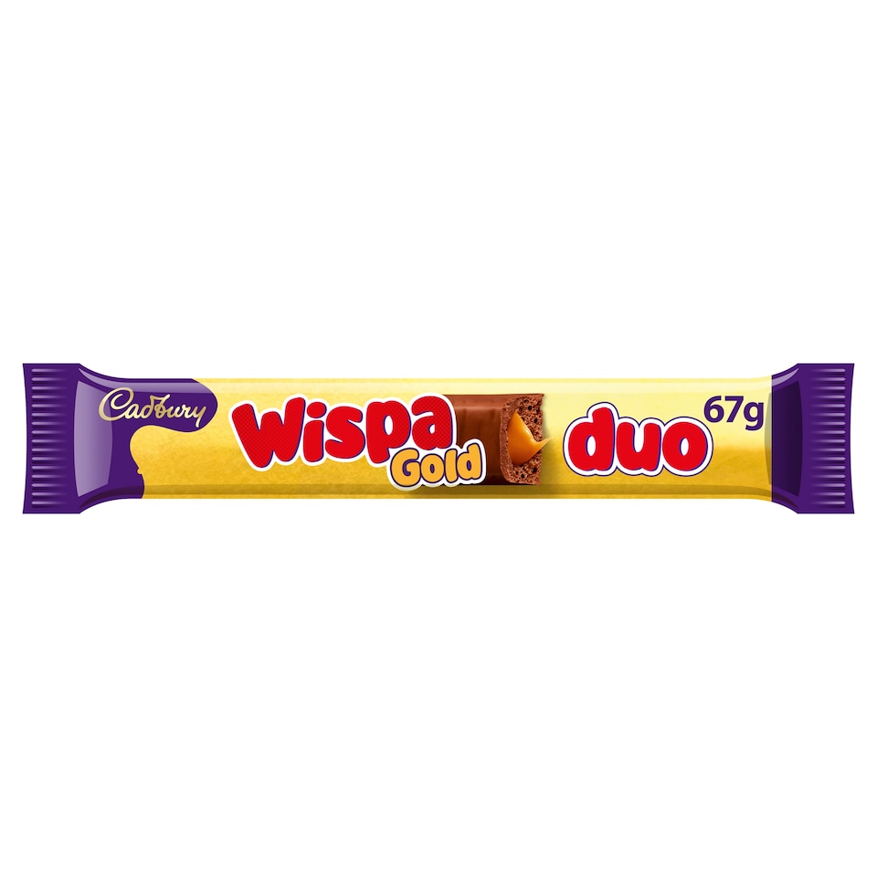 Cadbury Wispa Gold Chocolate Duo Bar 67G