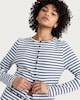 image 2 of OH ME OH MY Cotton Rich Ribbed Stripe Print Co-ord Cardigan in Multi