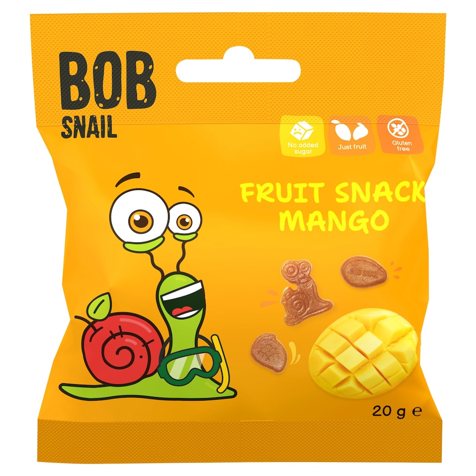 Bob Snail Ovocný snack mangový 20 g