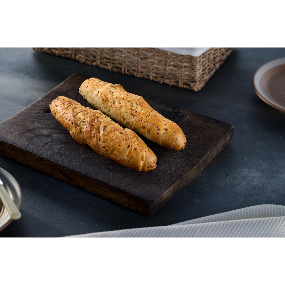 Obrázek 1 pro produkt Vícezrnná bageta se záparou a kváskem 140g