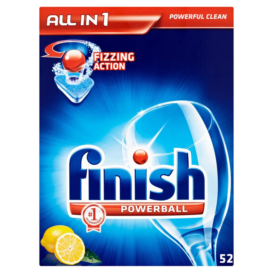 image 1 of Finish Allin 1 Dishwasher Lemon 52'S