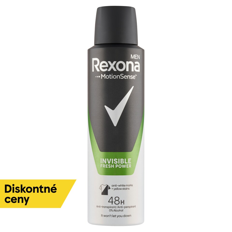 obrázok 1 z Rexona Men Invisible Fresh Power antiperspirant sprej pre mužov 150 ml