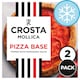 image 1 of Crosta Mollica Sourdough Pizza Base with Tomato Sauce 2 Pack 540g