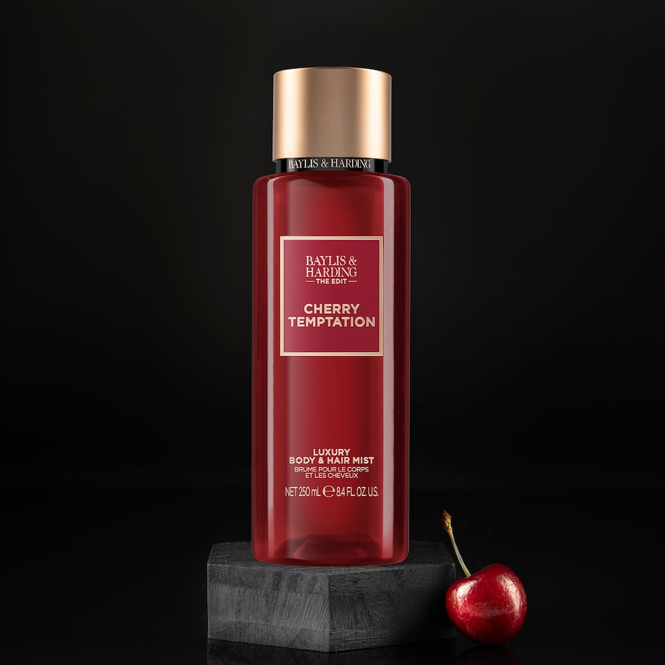 image 1 of Baylis & Harding The Edit Cherry Temptation Luxury Body & Hair Mist 250ml