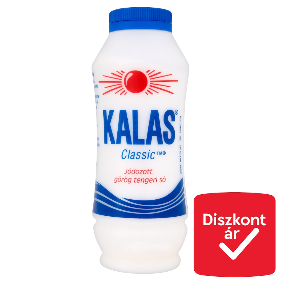 Kalas Classic jódozott görög tengeri só 400 g