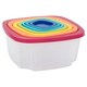 image 1 of Tesco Rainbow Food Storage Set 7Pce