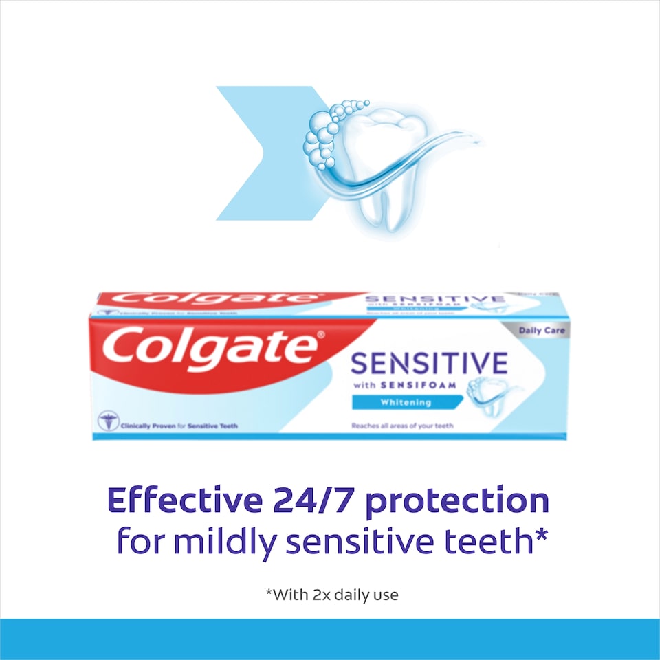 image 1 of Colgate Sensitive Sensifoam Whitening Toothpaste 75Ml
