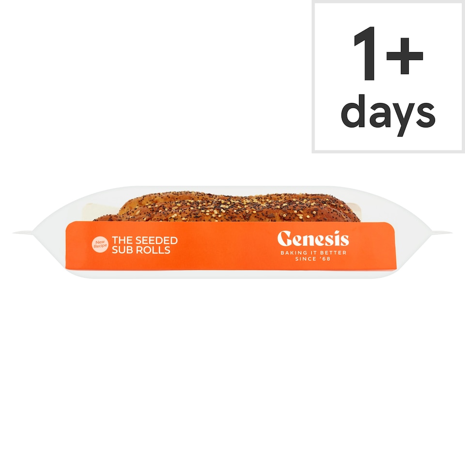 Genesis Crafty Seeded Sub Rolls 3 Pack