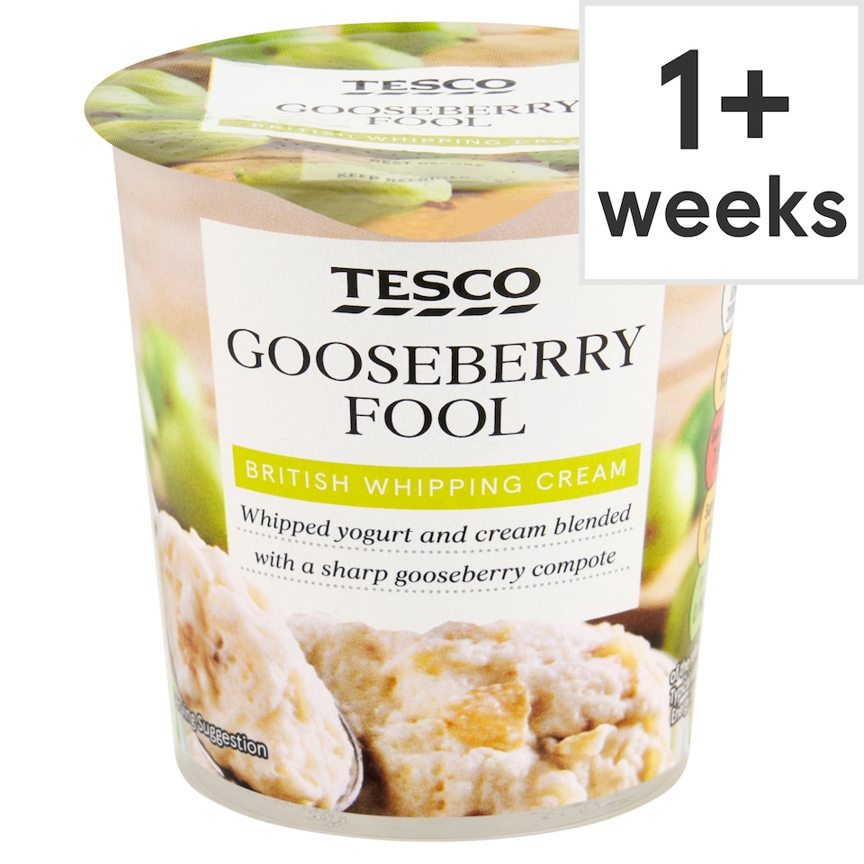 Tesco Gooseberry Fool 114g