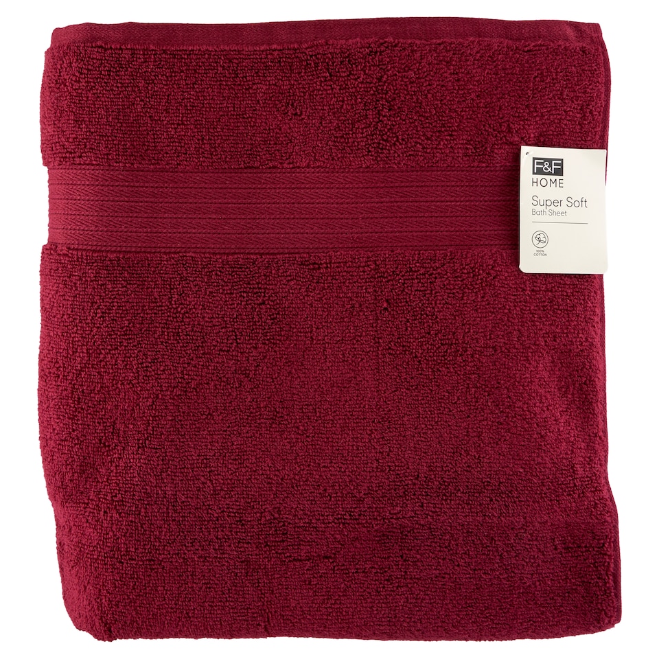 F&F Home Merlot Supersoft Cotton fürdőlepedő 100 cm x 150 cm