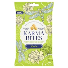 Karma Bites Popped Lotus Seeds Wasabi 25g
