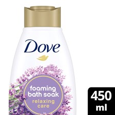 Dove Relaxing Care Lavender & Chamomile Bath Soak Bubble Bath 450ml