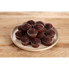 Tesco Double Chocolate Mini Muffins 16 Pack