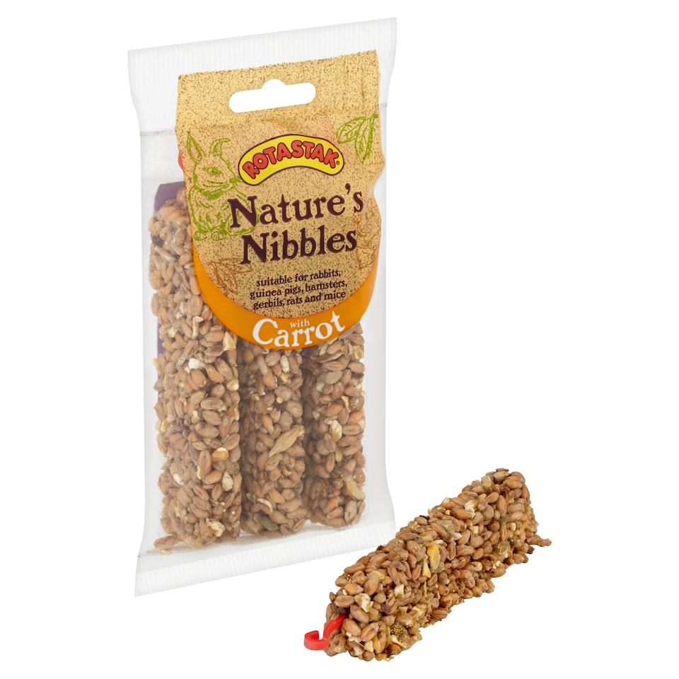 image 1 of Rotastak Carrot Nibble Sticks 3 Sticks, 95G