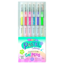 Colorino Pastel gélové perá 6 barev