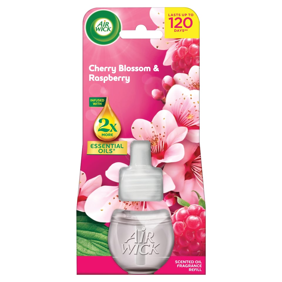 Air Wick Liquid Refill for Electric Device Cherry Blossom & Raspberry 19ml