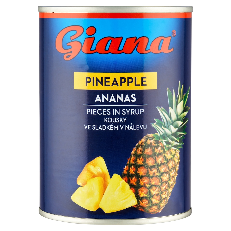 Obrázek 1 pro produkt Giana Ananas kousky ve sladkém nálevu 565g