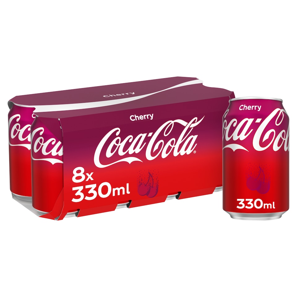image 1 of Coca-Cola Cherry 8 x 330ml