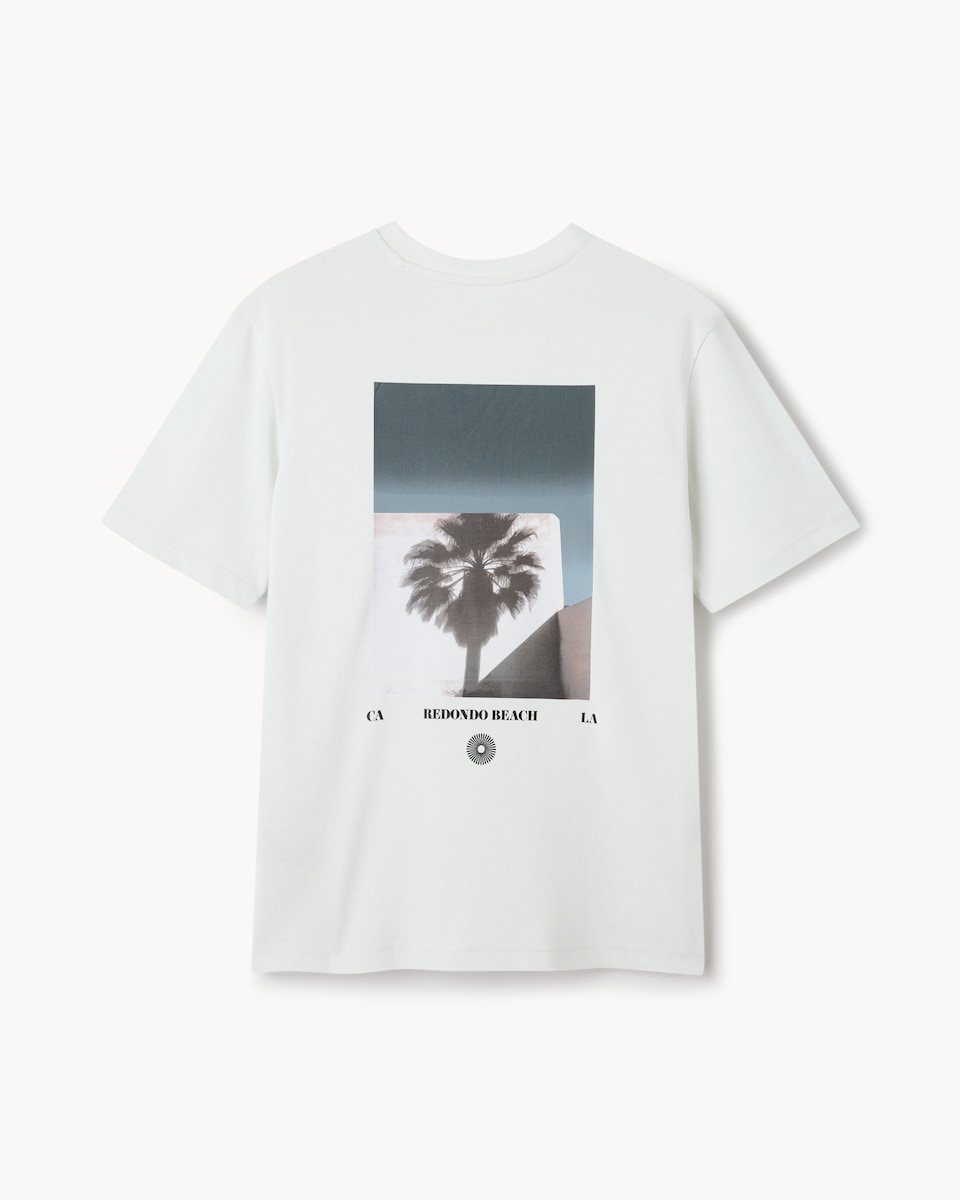 image 1 of F&F Pure Cotton Slogan T-Shirt in Green