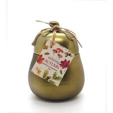 Tesco Home Autumn Pear Shaped Candle 160G