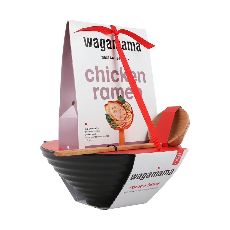 image 1 of WAGAMAMA RAMEN BOWL WITH LADLE & CHICKEN MEAL KIT