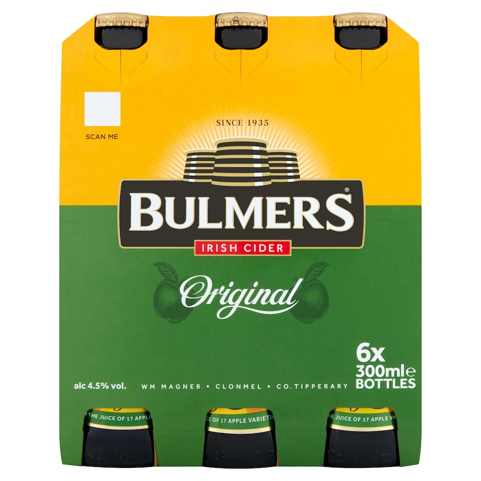 image 1 of Bulmers Original Irish Cider 6X300ml