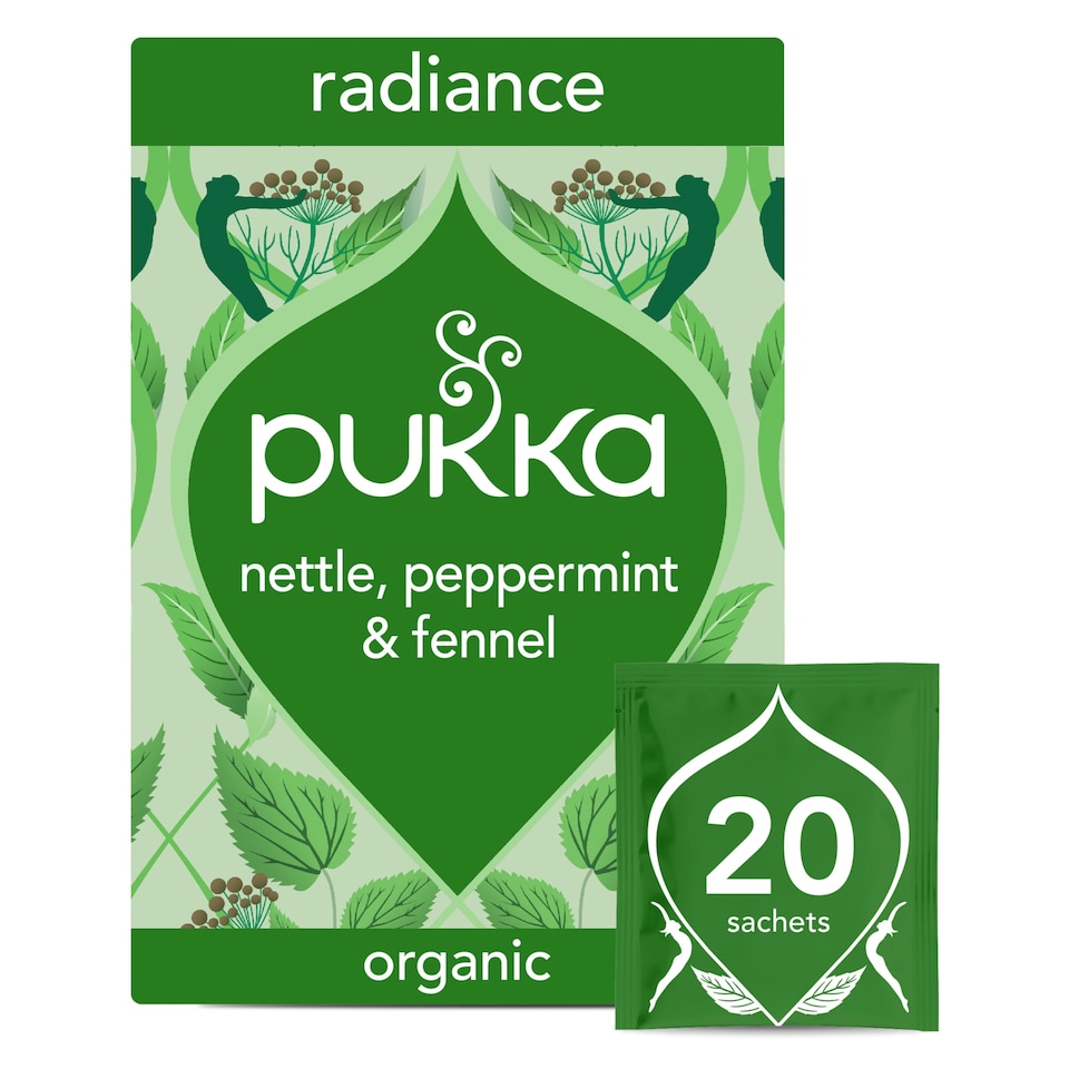 Pukka Radiance Organic Herbal Tea 20 Sachts 36G