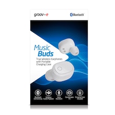 Groov-E Music Buds Earphones White