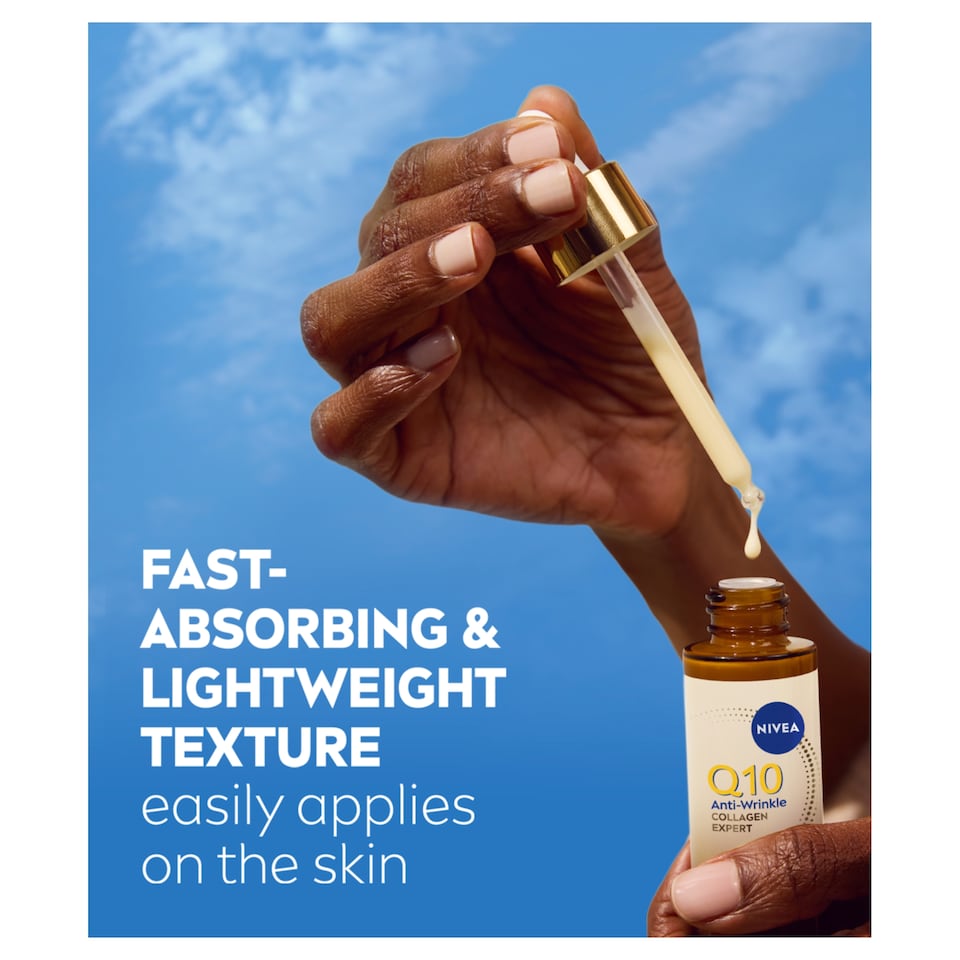 image 1 of NIVEA Q10 Anti-Wrinkle 60+ Collagen Serum 30ml