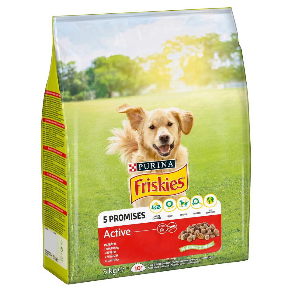 obrázok 1 z Friskies Active s hovädzím 3 kg