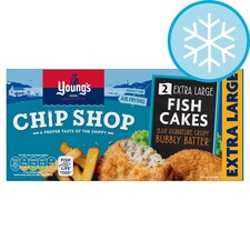 Youngs Chip Shop2 Extra Large Fish Cakes 210G