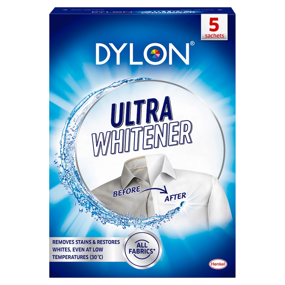 image 1 of Dylon Ultra Whitener 5 Sachets 150g