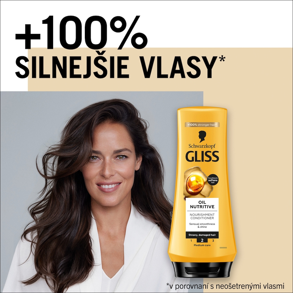 obrázok 1 z Schwarzkopf Gliss Vyživujúci kondicionér Oil Nutritive 200 ml