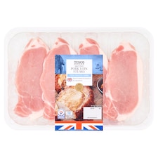 Tesco British Pork Loin Steaks 500g