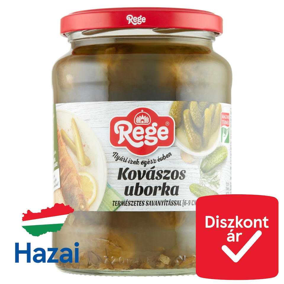 image 1 of Rege Naturally Acidified Gherkins 6-9 cm 680 g