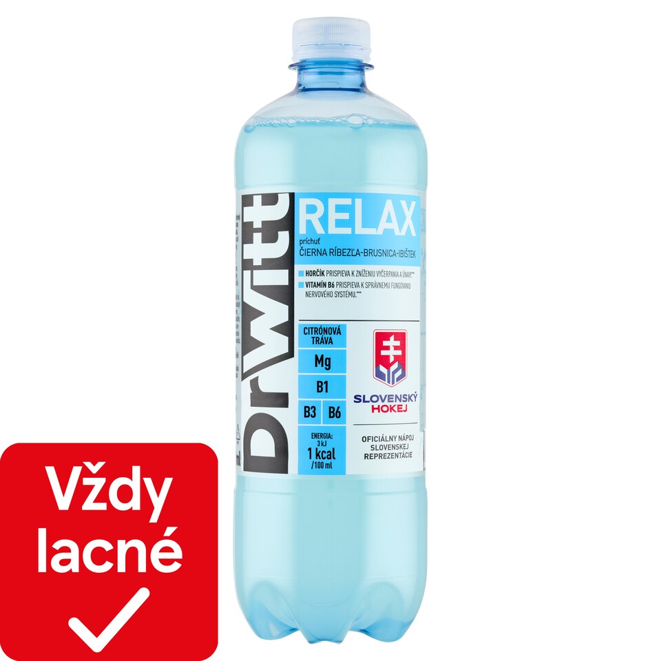 obrázok 1 z DrWitt Relax príchuť čierna ríbezľa, brusnica, ibištek 750 ml