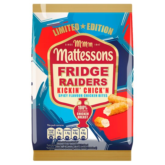 MATTESSON'S Fridge Raiders LTD EDITION 60G Tesco Groceries