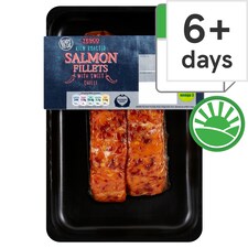 Tesco Cooked Sweet Chilli Salmon Fillets