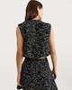 image 4 of F&F Textured Boucle Button Front Waistcoat in Grey