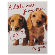 Watermark Valentine's Day Card A Little Note From Me…To You