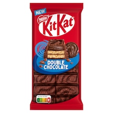 KitKat Double Chocolate kakaós krémmel töltött ropogós ostya tej- és étcsokoládéban 99 g 