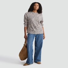 F&F Leopard Print Long Sleeved Jumper in Multi Brown