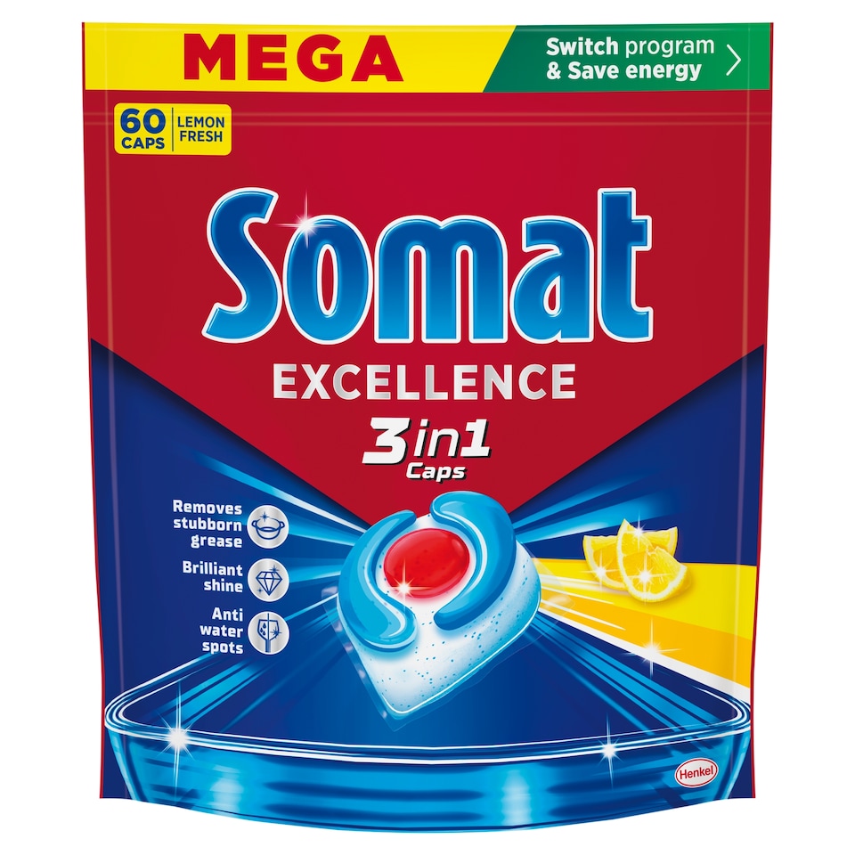Somat 3in1 Excellence mosogatógép kapszula 80 db  1. kép