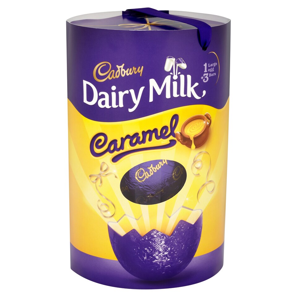 image 1 of Cadbury Dairy Milk Caramel Extra Large Easter Egg 331G