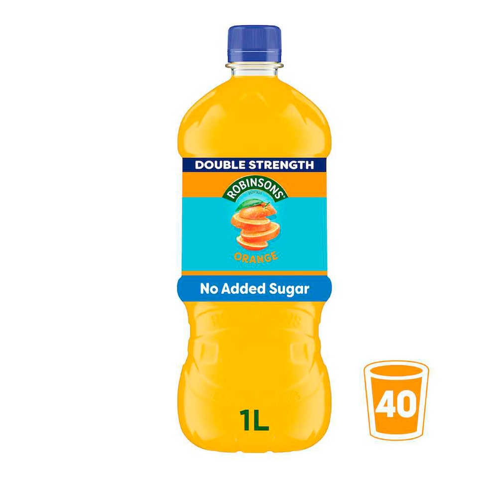 Robinsons Orange Double Concentrate No Added Sugar Squash 1L