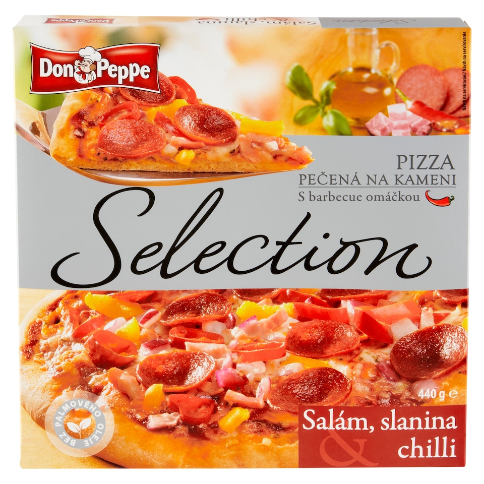 obrázok 1 z Don Peppe Selection Pizza saláma, slanina & chilli 440 g