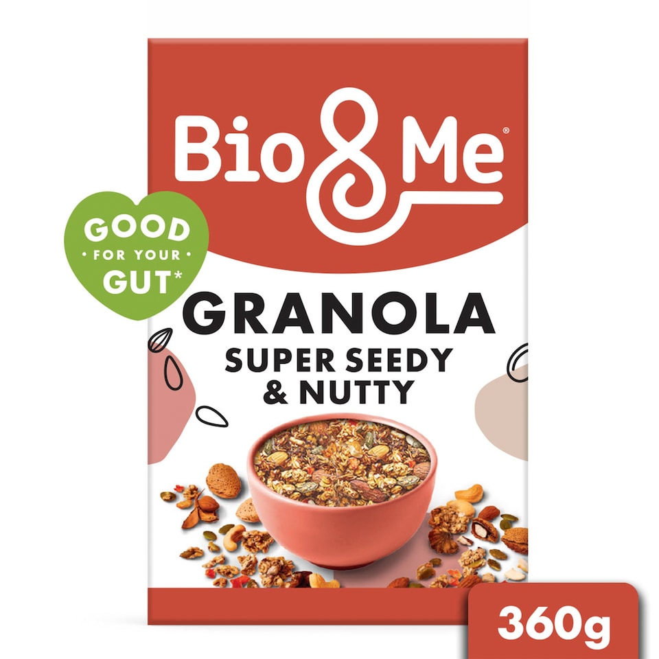 image 1 of Bio&Me Super Seedy & Nutty Gut-Loving Granola 360g