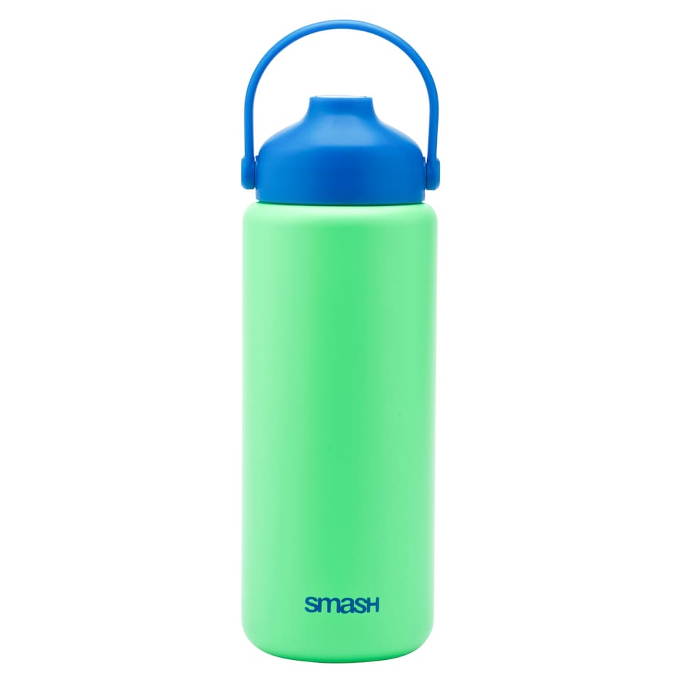 image 1 of Smash Green/Blue Neon Icon Sipper Bottle 1.1L