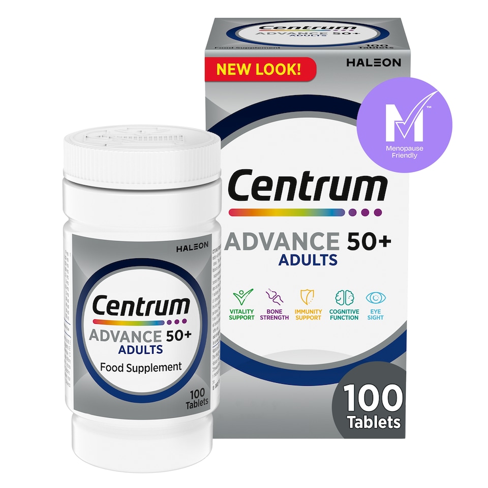 image 1 of Centrum Advance 50+ Multivitamin 100 Tablets