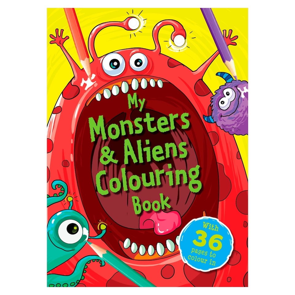 image 1 of My Monsters & Aliens Colouring Book
